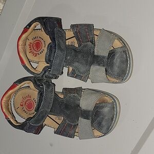 100% elefante contigo leather sandals